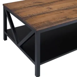 Kirkland's Home Distressed Barnwood Coffee Table- Coffee Tables