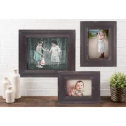 Kirkland's Home Distressed Barnwood Farmhouse Frame, 8X10- Picture Frames