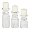 Kirkland's Home Distressed Beaded Candle Holders, Set Of 3- Candle Holders