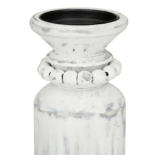 Kirkland's Home Distressed Beaded Candle Holders, Set Of 3- Candle Holders