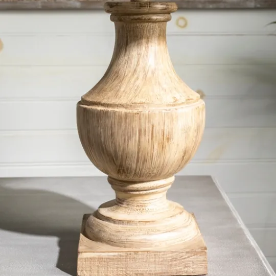 Kirkland's Home Distressed Brown Table Lamp- Table Lamps