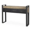 Kirkland's Home Distressed Farmhouse 3-Drawer Console Table- Console Tables