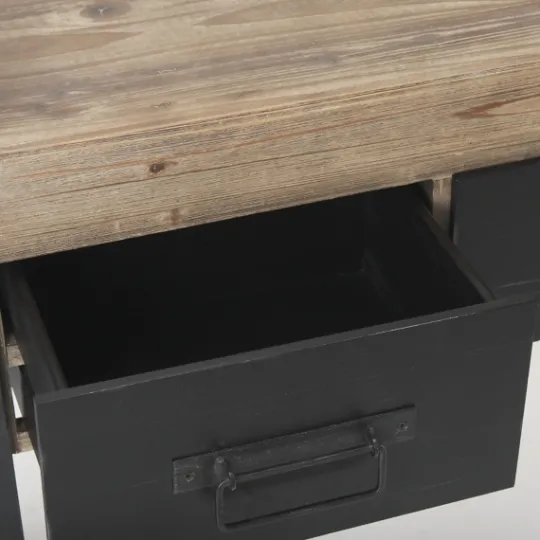 Kirkland's Home Distressed Farmhouse 3-Drawer Console Table- Console Tables