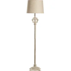 Kirkland's Home Distressed Fleur-De-Lis Floor Lamp- Floor Lamps