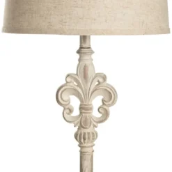 Kirkland's Home Distressed Fleur-De-Lis Floor Lamp- Floor Lamps