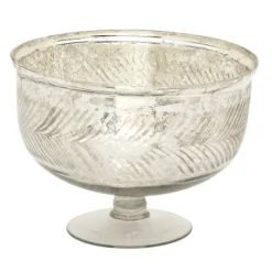Kirkland's Home Distressed Glass Pedestal Bowl- Decorative Bowls & Jars
