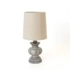 Kirkland's Home Distressed Gray Baluster Mini Table Lamp- Table Lamps