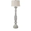 Kirkland's Home Distressed Gray Finton Floor Lamp- Floor Lamps