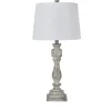 Kirkland's Home Distressed Gray Table Lamp- Table Lamps