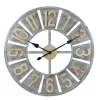 Kirkland's Home Distressed Gray Wood Wall Clock- Clocks