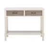 Kirkland's Home Distressed Natural Ronan 2-Drawer Console Table- Console Tables