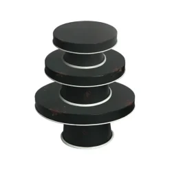 Kirkland's Home Distressed Pedestal Trays, Set Of 3- Decorative Trays