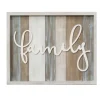 Kirkland's Home Distressed Planks Family Framed Plaque- Wall Quotes & Signs