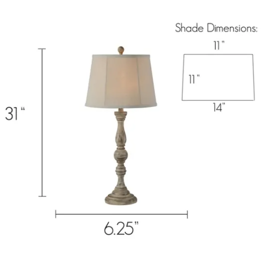 Kirkland's Home Distressed Rodan Buffet Lamps, Set Of 2- Buffet Lamps