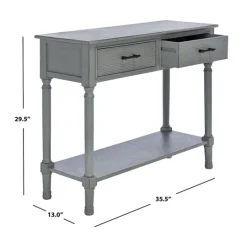 Kirkland's Home Distressed Ronan 2-Drawer Console Table- Entryway Furniture
