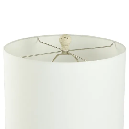 Kirkland's Home Distressed Round Table Lamp- Table Lamps