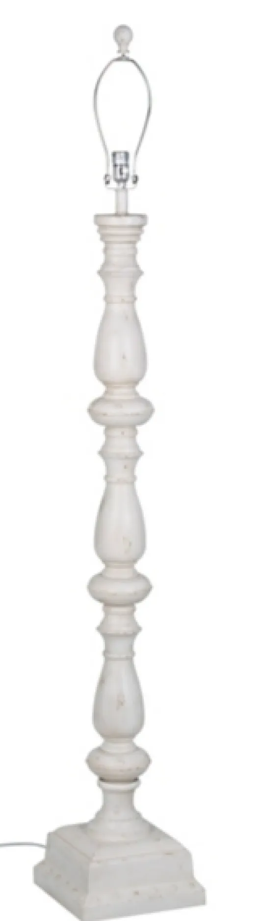 Kirkland's Home Distressed Square Base Floor Lamp- Floor Lamps