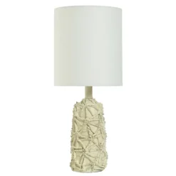 Kirkland's Home Distressed Starfish Pattern Table Lamp- Table Lamps