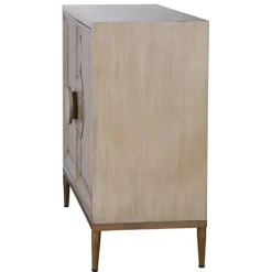 Kirkland's Home Distressed Taupe And Gray 2-Door Cabinet- Cabinets & Sideboards