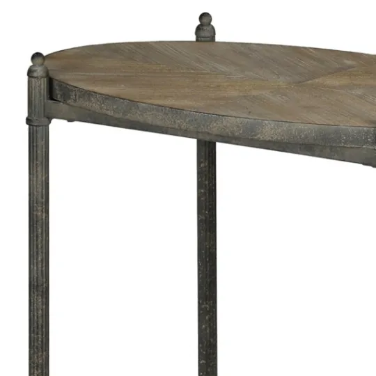 Kirkland's Home Distressed Vintage Rolling Cart Accent Table- Accent & End Tables