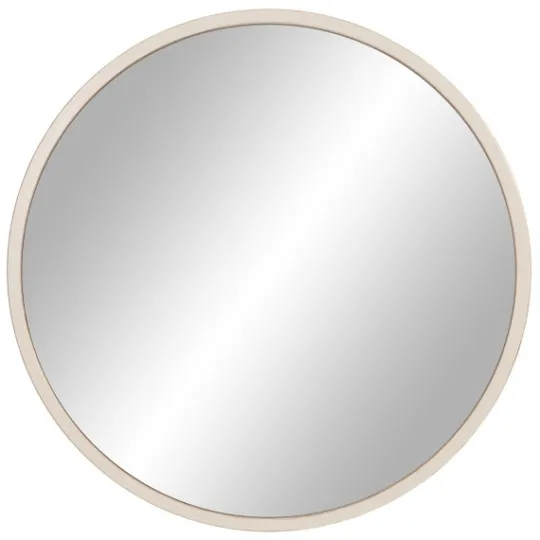 Kirkland's Home Distressed White Metal Wall Mirror- Decorative Mirrors