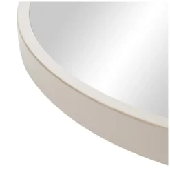 Kirkland's Home Distressed White Metal Wall Mirror- Decorative Mirrors