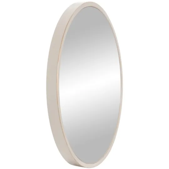 Kirkland's Home Distressed White Metal Wall Mirror- Decorative Mirrors