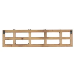 Kirkland's Home Distressed White Wood And Metal Wall Hooks- Hooks