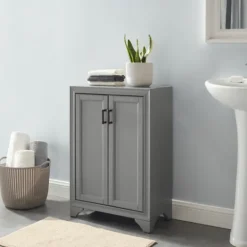 Kirkland's Home Distressed Wood Accent Cabinet- Bathroom Furniture