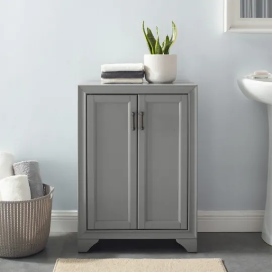 Kirkland's Home Distressed Wood Accent Cabinet- Bathroom Furniture