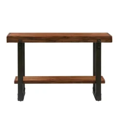 Kirkland's Home Distressed Wood And Gunmetal Console Table- Console Tables