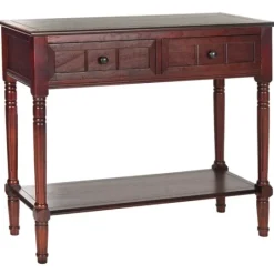 Kirkland's Home Distressed Wood 2-Drawer Console Table- Console Tables