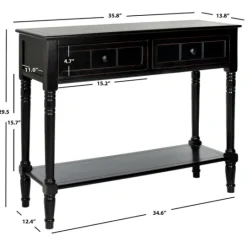 Kirkland's Home Distressed Wood 2-Drawer Console Table- Console Tables