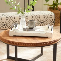 Kirkland's Home Distressed Wood Trays, Set Of 2- Decorative Trays