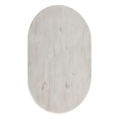 Kirkland's Home Distressed Wood X Base Oval Dining Table- Dining Tables