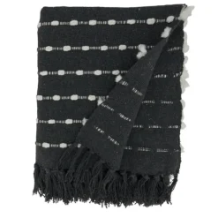 Kirkland's Home Dotted Fringe Throw Blanket- Blankets & Throws