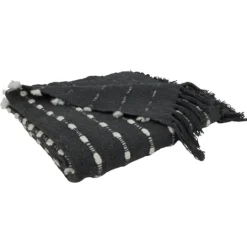 Kirkland's Home Dotted Fringe Throw Blanket- Blankets & Throws
