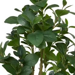 Kirkland's Home Douban Green In Ribbed Rock Planter- Trees & Topiaries