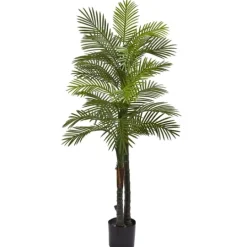 Kirkland's Home Double Robellini Palm Uv Resistant Tree- Trees & Topiaries