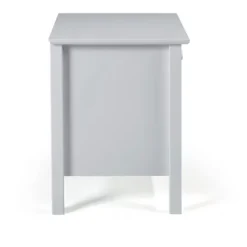 Kirkland's Home Dove Brazilian Pine Wood Nightstand- Nightstands