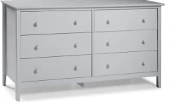 Kirkland's Home Dove Brazilian Pine Wood Dresser- Dressers & Chests
