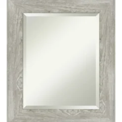 Kirkland's Home Dove Gray Scoop Frame Beveled Mirror, 22X26 In.- Decorative Mirrors