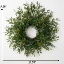 Kirkland's Home Draping Fern Wreath, 27 In.- Wreaths