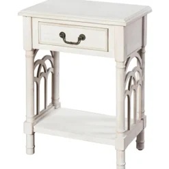 Kirkland's Home 1-Drawer Cathedral Sides Accent Table- Accent & End Tables