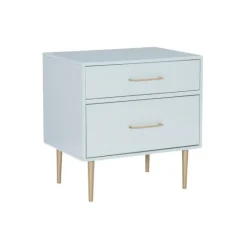 Kirkland's Home 2-Drawer Nightstand With Gold Hardware- Nightstands