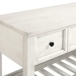 Kirkland's Home 2-Drawer Solid Wood Console Table- Console Tables