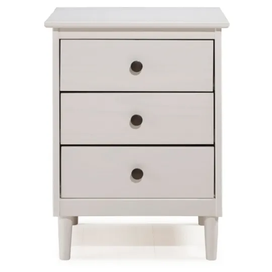 Kirkland's Home 3-Drawer Wood Nightstand- Nightstands