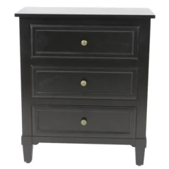 Kirkland's Home 3-Drawer Wooden Accent Table- Accent & End Tables