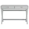 Kirkland's Home 2-Drawer X-Frame Desk- Office Furniture