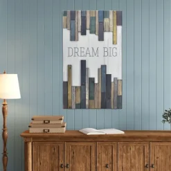 Kirkland's Home Dream Big Wood Slat Wall Plaque- Wall Quotes & Signs